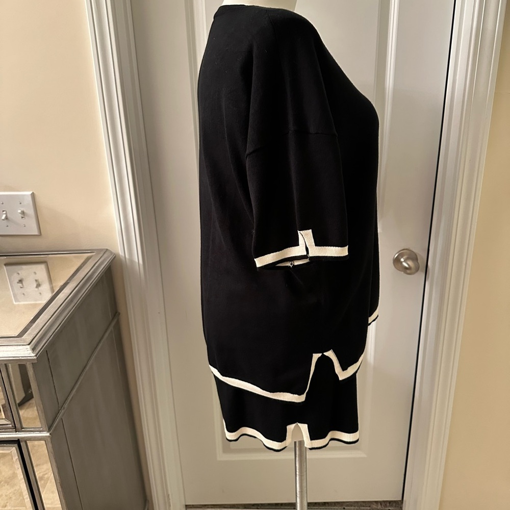 Ekouaer Lounge set. Women’s two piece set. Size XL. Black and white. Lounge set. - Picture 3 of 10